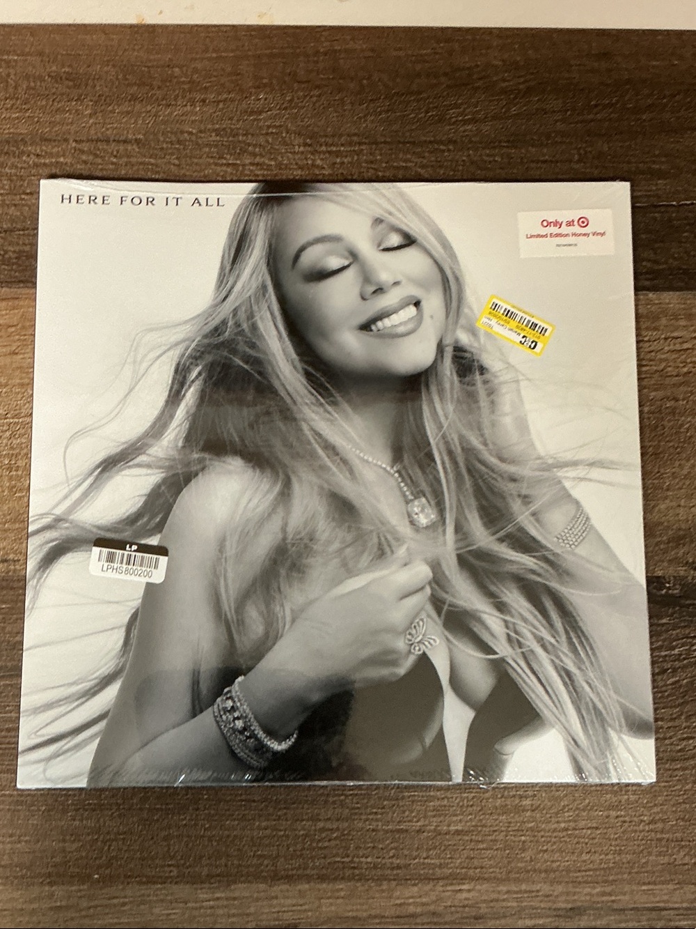 Here For It All Vinyl LP - Mariah Carey (Black & White Cover)